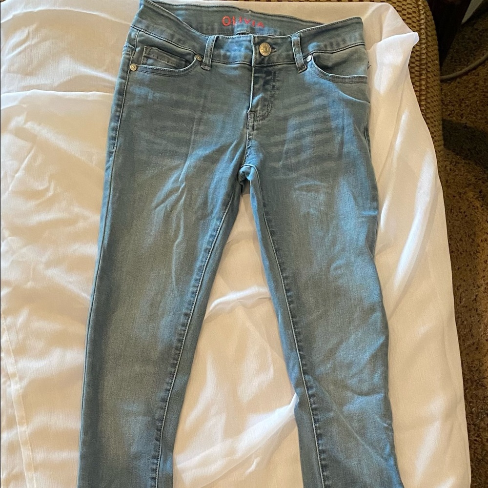 Delias “Olivia” size 2, faded blue, EUC !